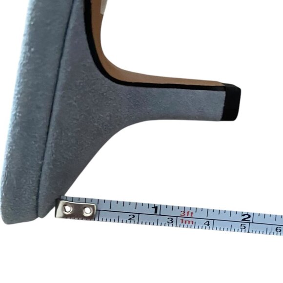 NWOT REBECCA MINKOFF Decklynn Embellished Kitten-heel Mules In Blue 8.5 - Picture 6 of 9